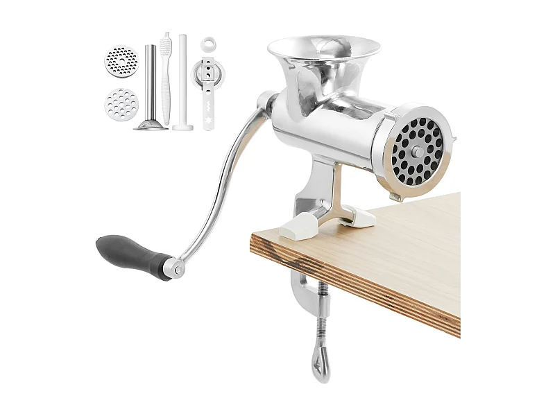 Trinchador de Carne Manual Succebuy, Trinchador de Mão em Aço Inoxidável 304 com Pinça de Mesa