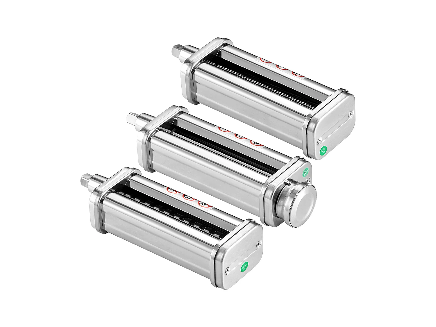 Rouleau à Pâtes SucceBuy Lot de 3 Accessoires pour Pâtes pour Mixeur KitchenAid Ensemble de Coupe-pâtes à Rouleaux