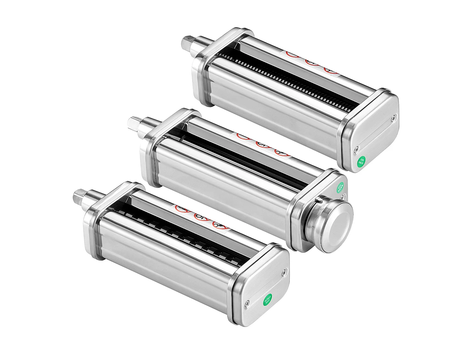 Pastarol SucceBuy Set van 3 Pasta-Accessoires voor KitchenAid-Mixer Set van Pastarols met Snijfunctie