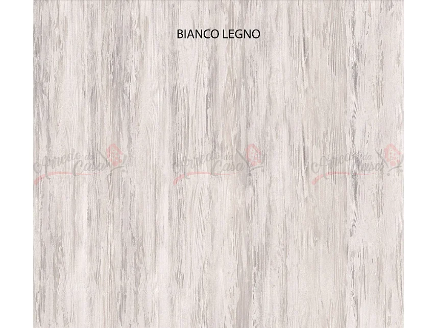 Letto singolo ad angolo per cameretta design moderno 190x120 legno bianco LG56