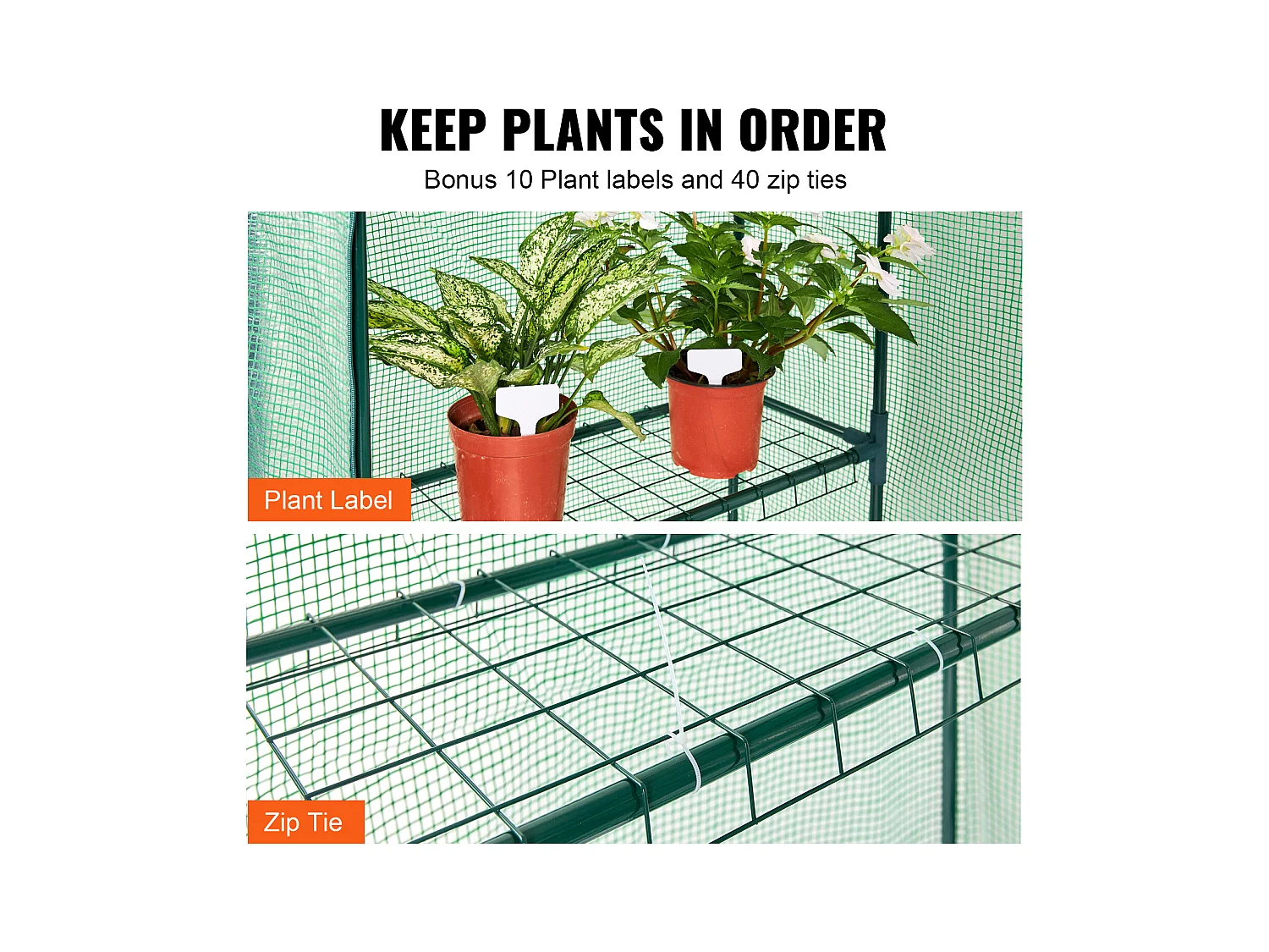 Tunnel Serra SucceBuy con Ripiani 140,21 x 73,15 x 204,22 cm