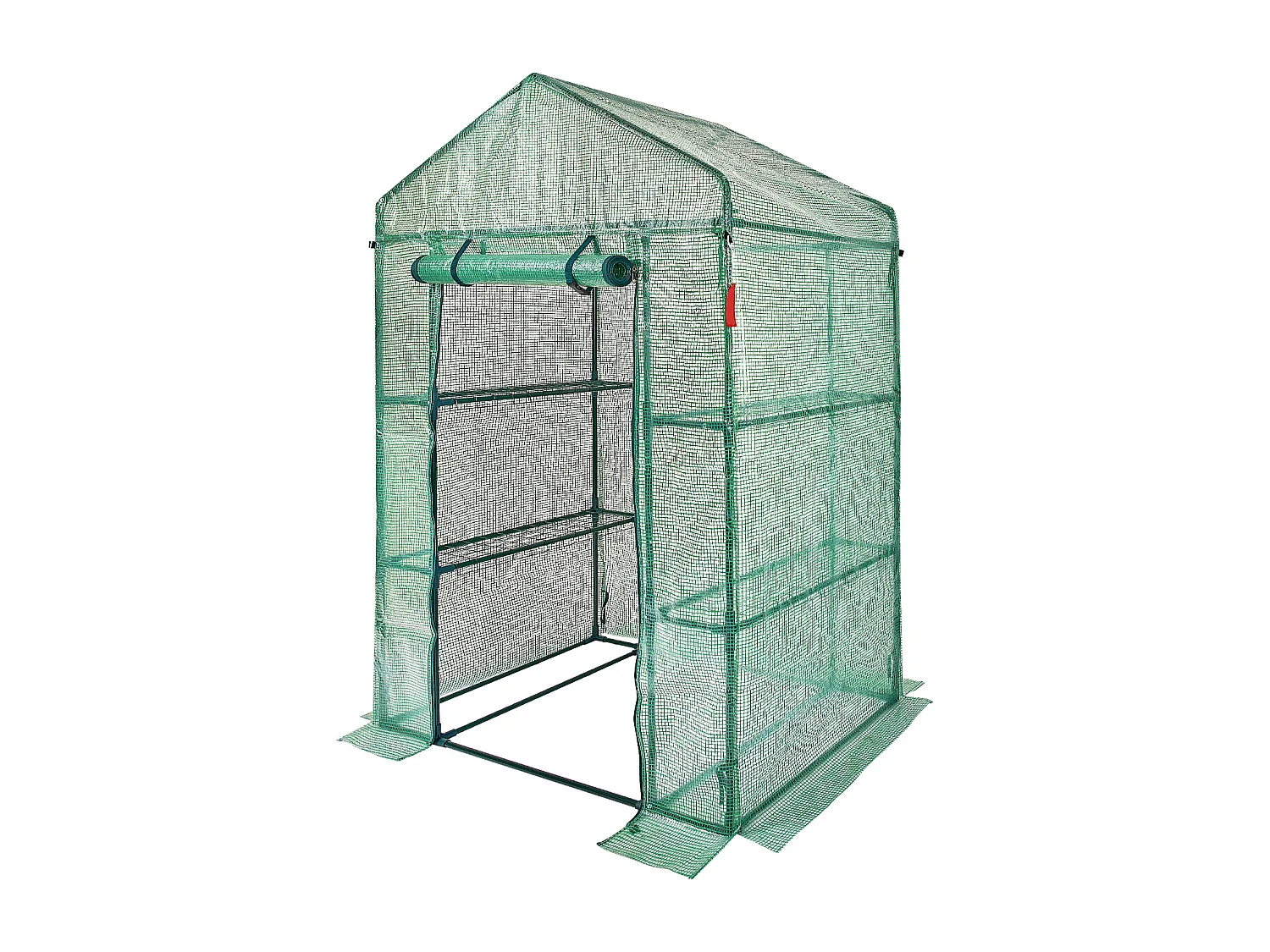 Serre Tunnel SucceBuy avec Étagères 140.21 x 73.15 x 204.22cm