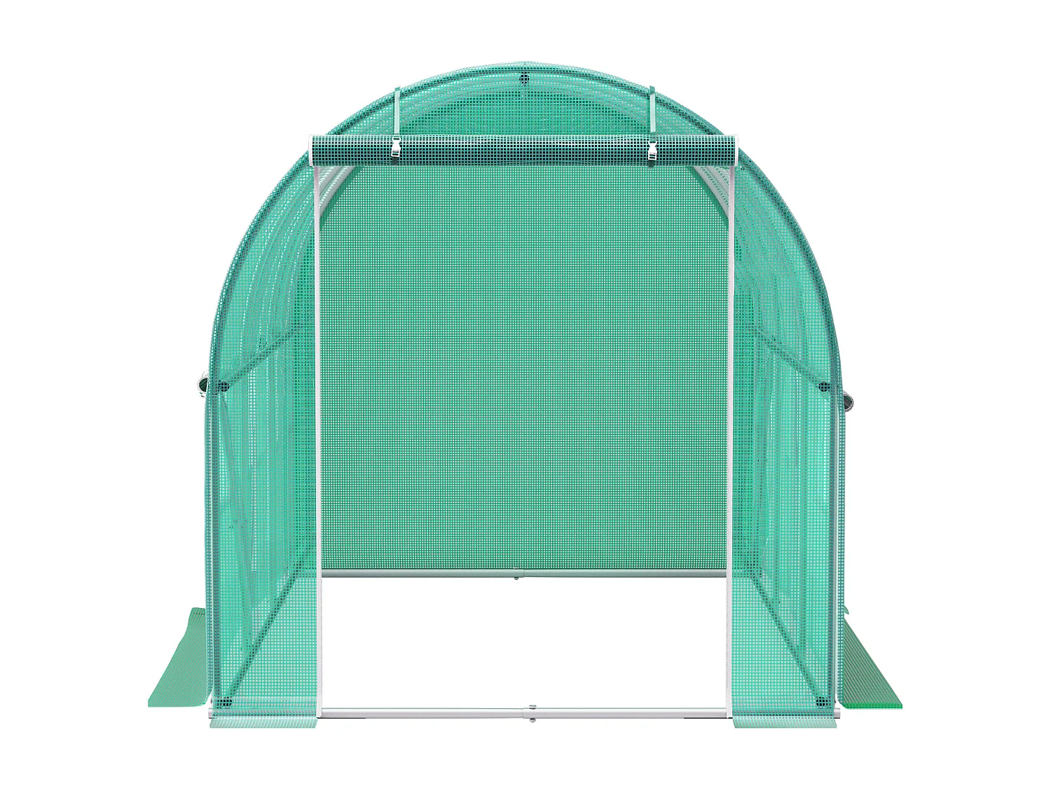 Serre Tunnel SucceBuy 304.8x213.36x213.36 cm, Cadre Galvanisé, Couverture Imperméable