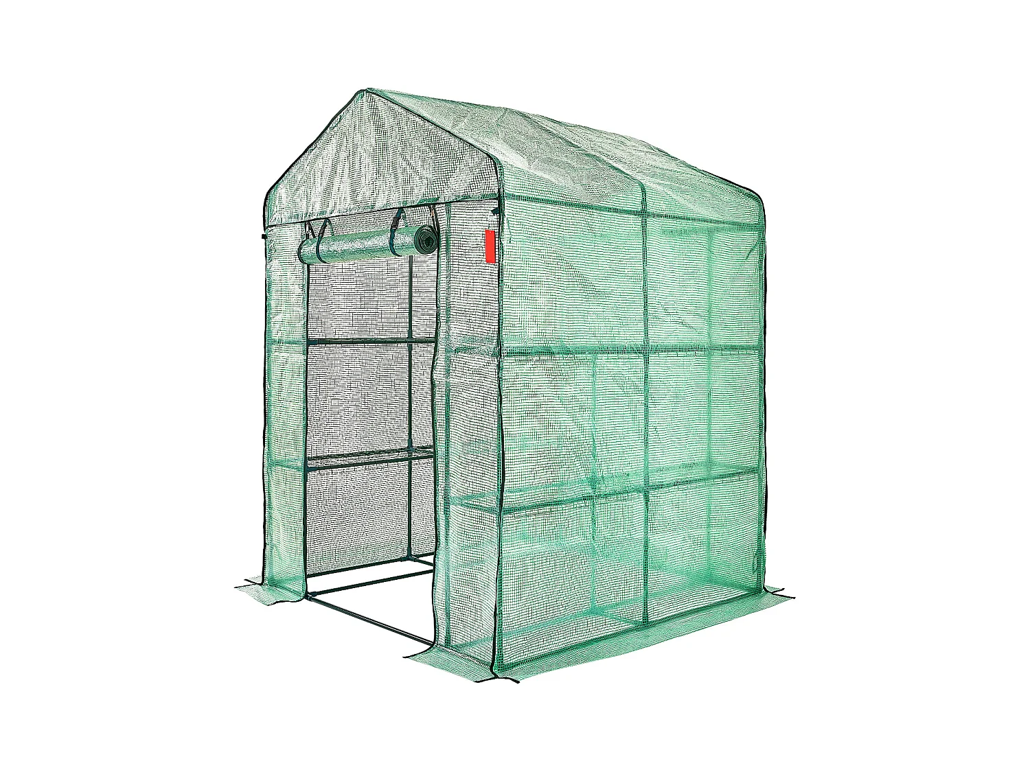 Serre Tunnel Portable SucceBuy avec Étagères 1.4 x 1.4 x 2 m