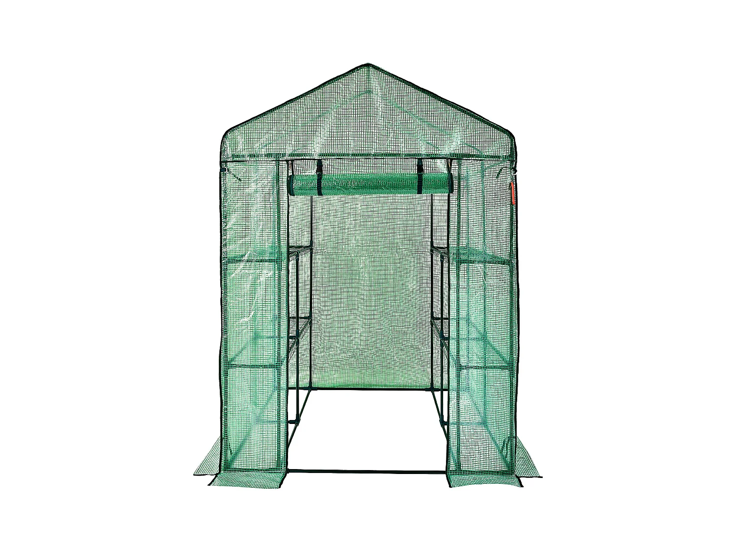 Serre Tunnel Portable SucceBuy avec Étagères 1.4 x 1.4 x 2 m