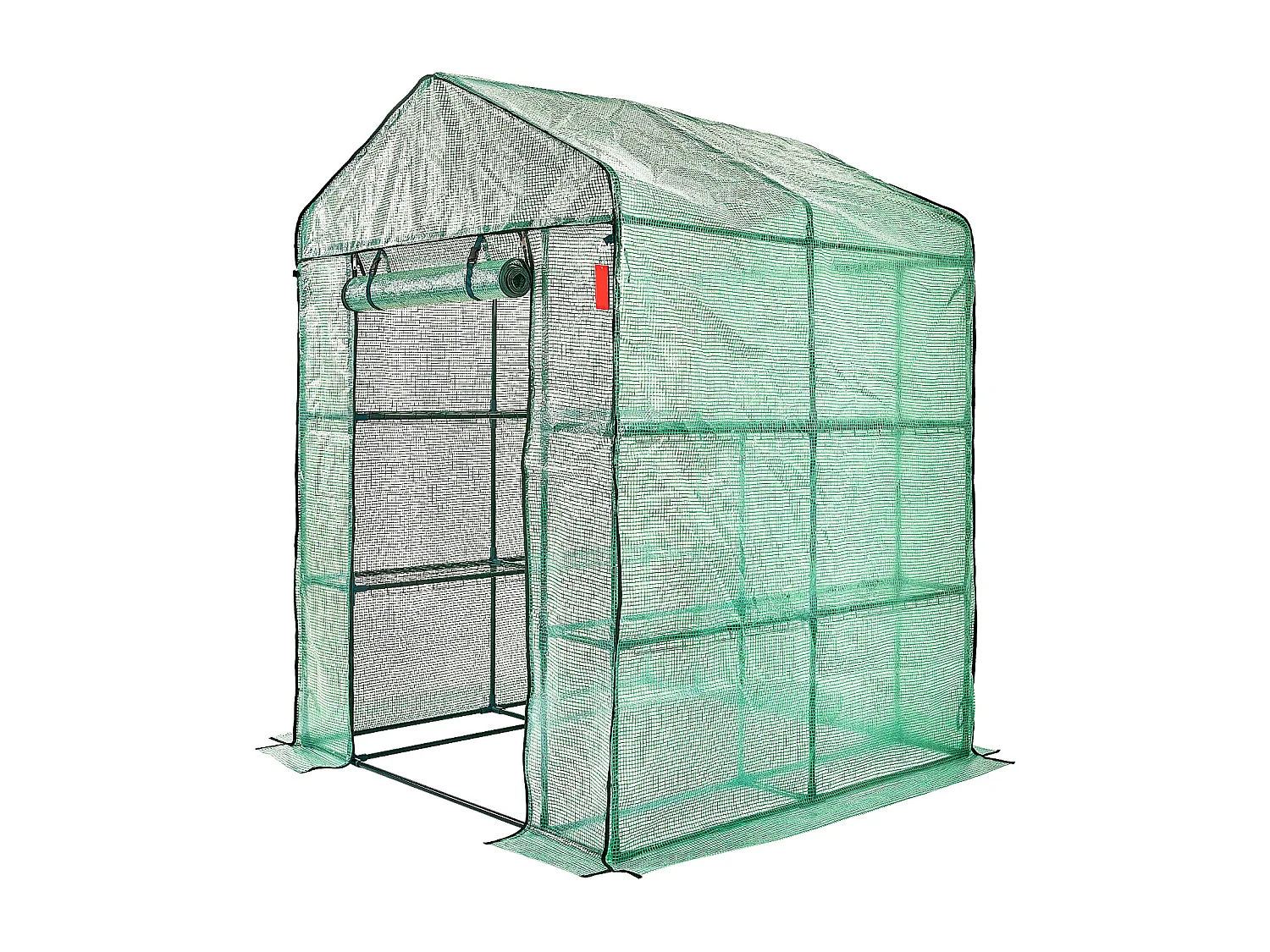 Invernadero Tipo Túnel Portátil SucceBuy con Estantes 1,4 x 1,4 x 2 m