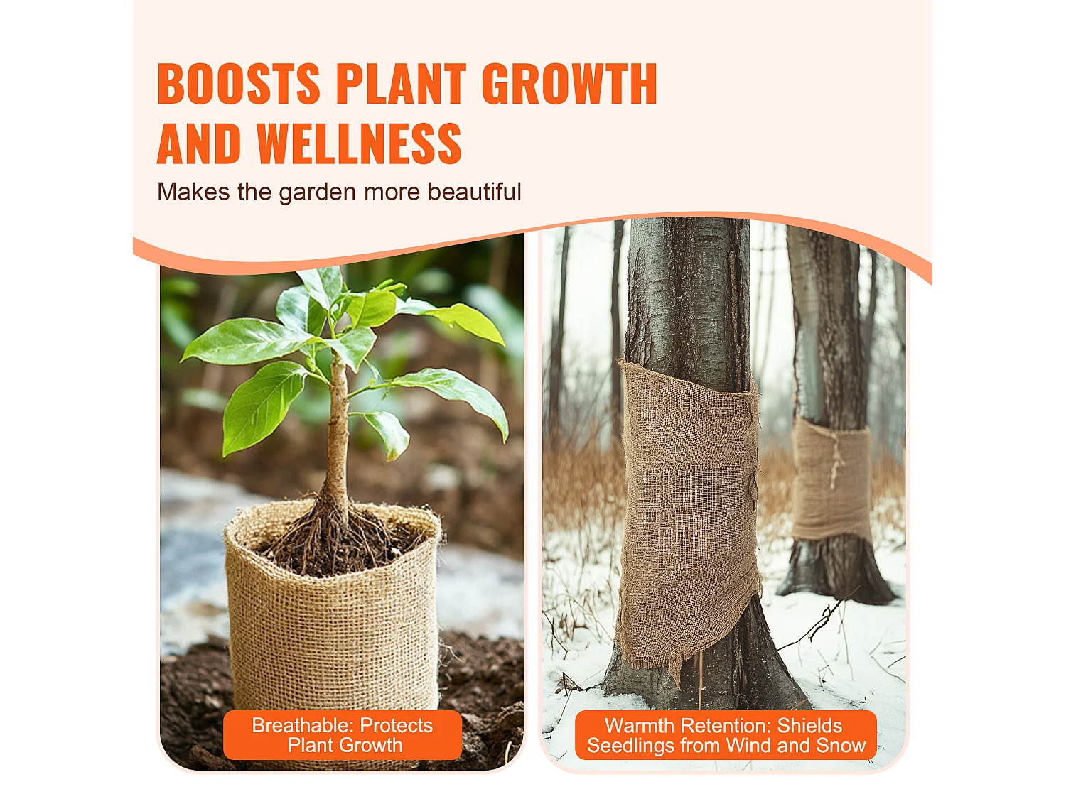 Rouleau de Tissu en Toile de Jute SucceBuy, 1016 mm x 22,86 m, Idéal pour l'Artisanat et les Plantes