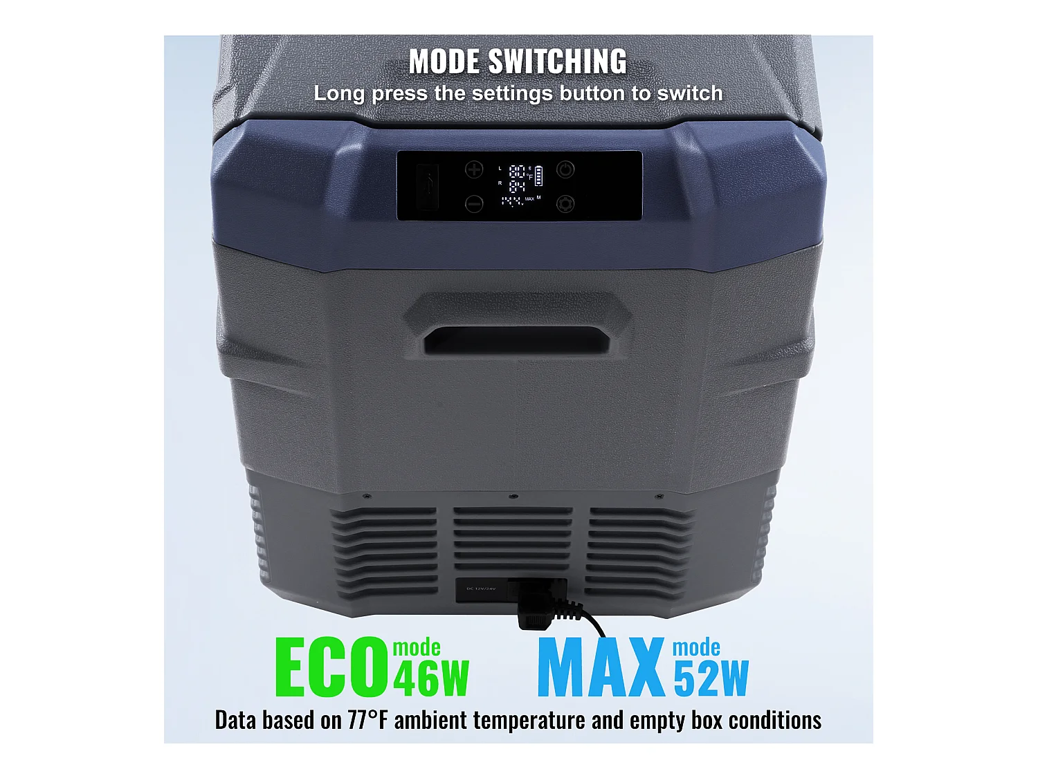 Réfrigérateur de Voiture SucceBuy Réfrigérateur de Voiture Portable 40L à Double Zone pour la Maison et la Voiture