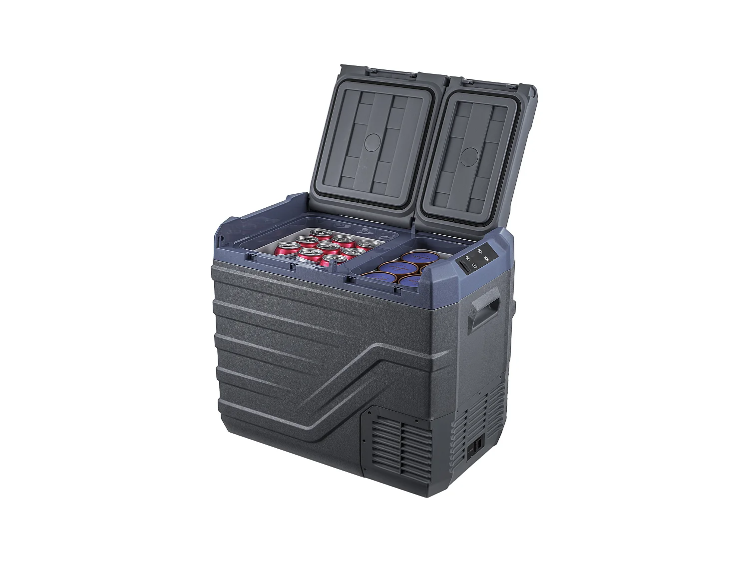 Réfrigérateur de Voiture SucceBuy Réfrigérateur de Voiture Portable 40L à Double Zone pour la Maison et la Voiture