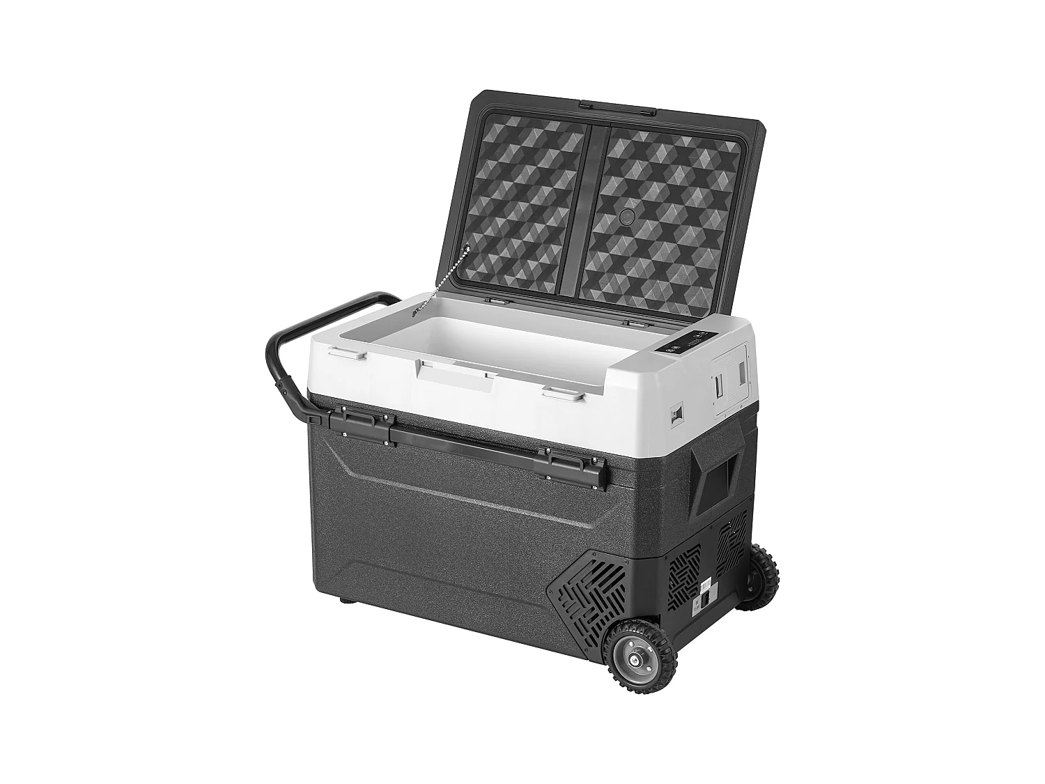 Réfrigérateur de Voiture SucceBuy Réfrigérateur Congélateur Portable pour Voiture 60L, Zone Unique, Compresseur pour Voiture et Maison