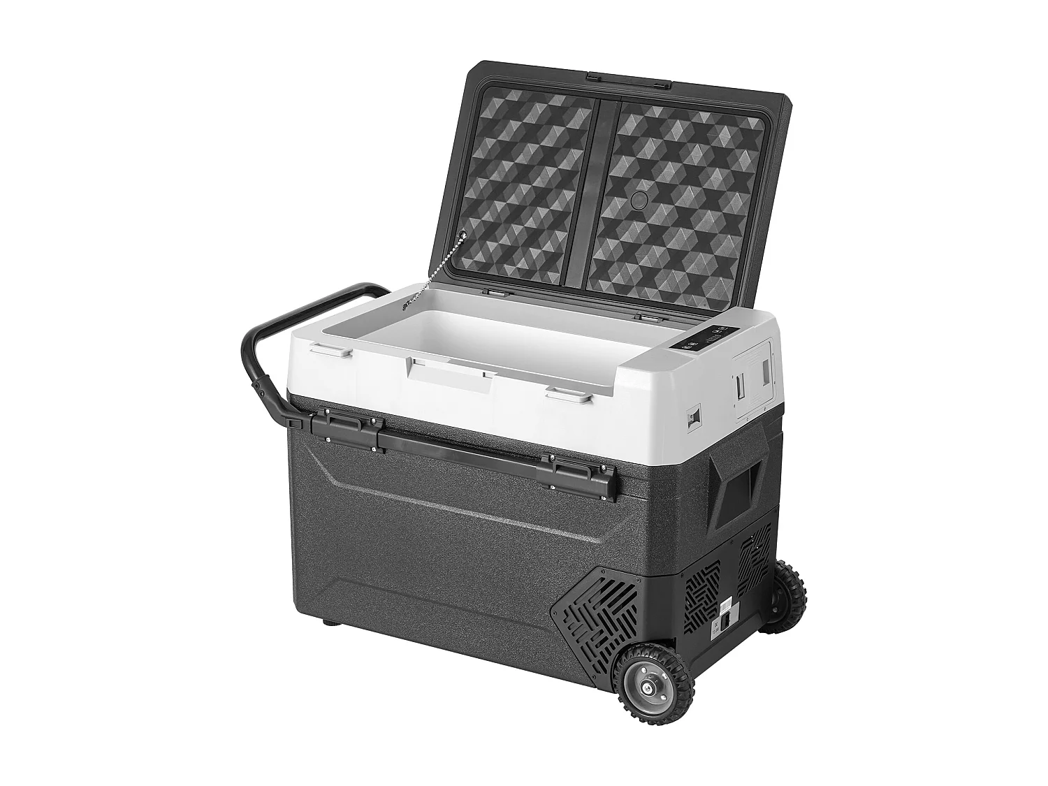 Réfrigérateur de Voiture SucceBuy Réfrigérateur Congélateur Portable pour Voiture 60L, Zone Unique, Compresseur pour Voiture et Maison