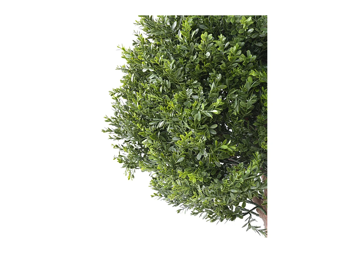 Plante artificielle haute gamme Spécial extérieur / Buis Artificiel coloris vert - Dim : 170 x 62 x 62 cm