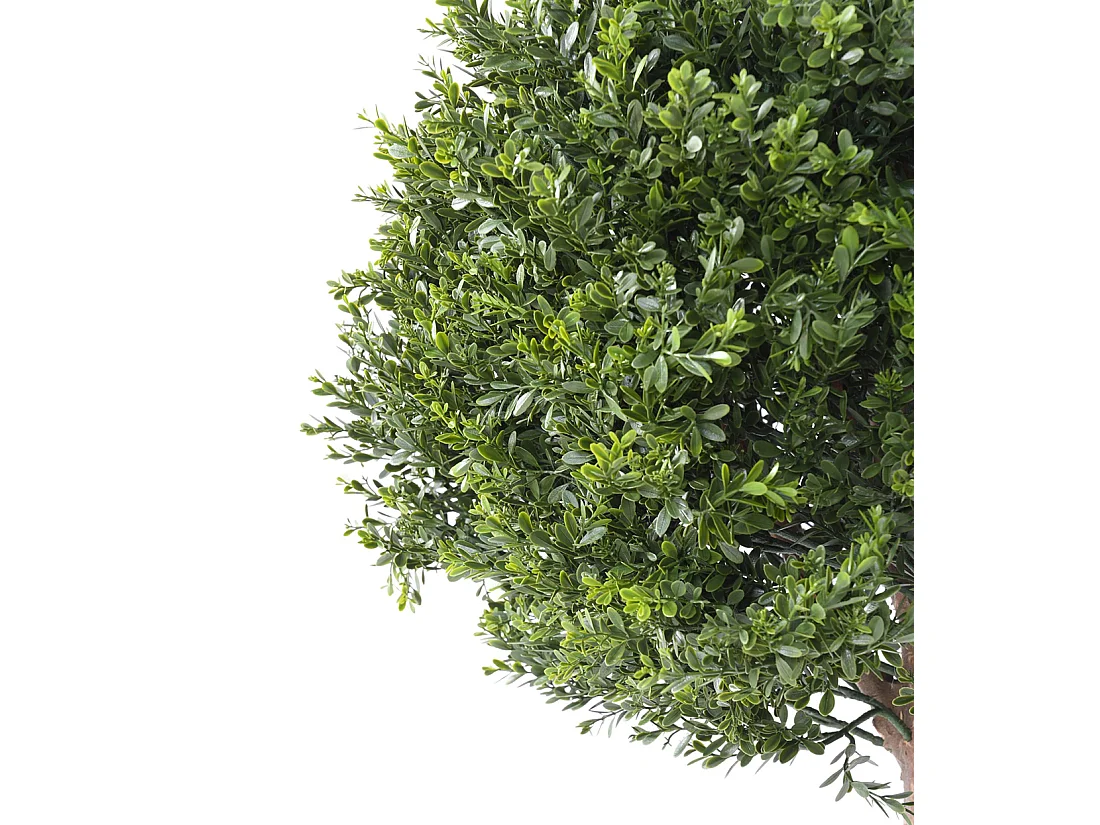 Plante artificielle haute gamme Spécial extérieur / Buis Artificiel coloris vert - Dim : 170 x 62 x 62 cm