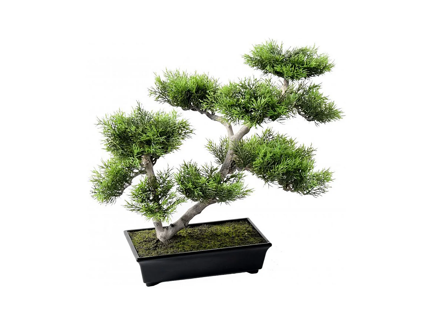 Plante artificielle haute gamme Spécial extérieur / PIN artificiel BONSAI - Dim : 42 x 48 cm
