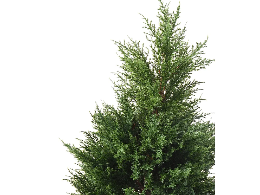 Plante artificielle haute gamme Spécial extérieur / CYPRES coloris vert - Dim : 105 x 57 cm