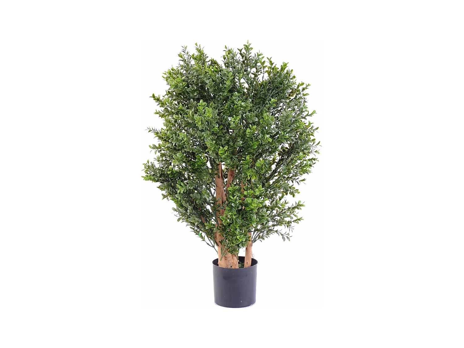 Plante artificielle haute gamme Spécial extérieur/Buis artificiel buisson, coloris vert - Dim : 70 x 50 cm