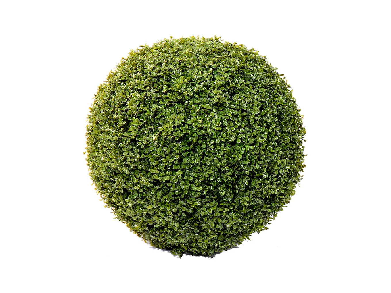 Plante artificielle haute gamme Spécial extérieur / Buis boule artificiel - Dim : H.58 x D.58 cm