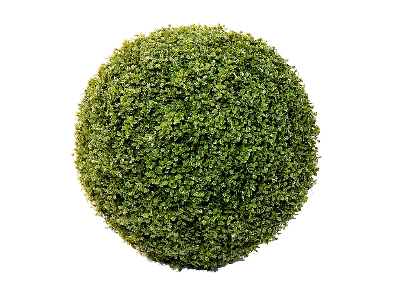 Plante artificielle haute gamme Spécial extérieur / Buis boule artificiel - Dim : H.58 x D.58 cm