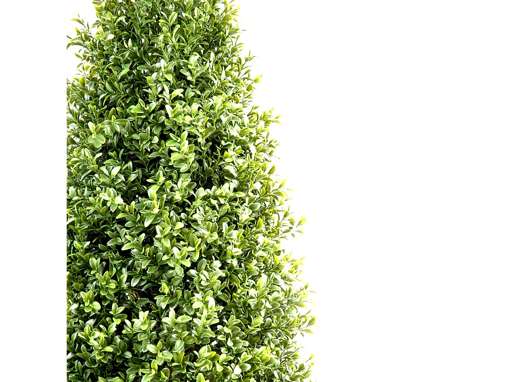 Plante artificielle haute gamme Spécial extérieur / Buis Topiaire coloris vert - Dim : H.70 x D.40 cm