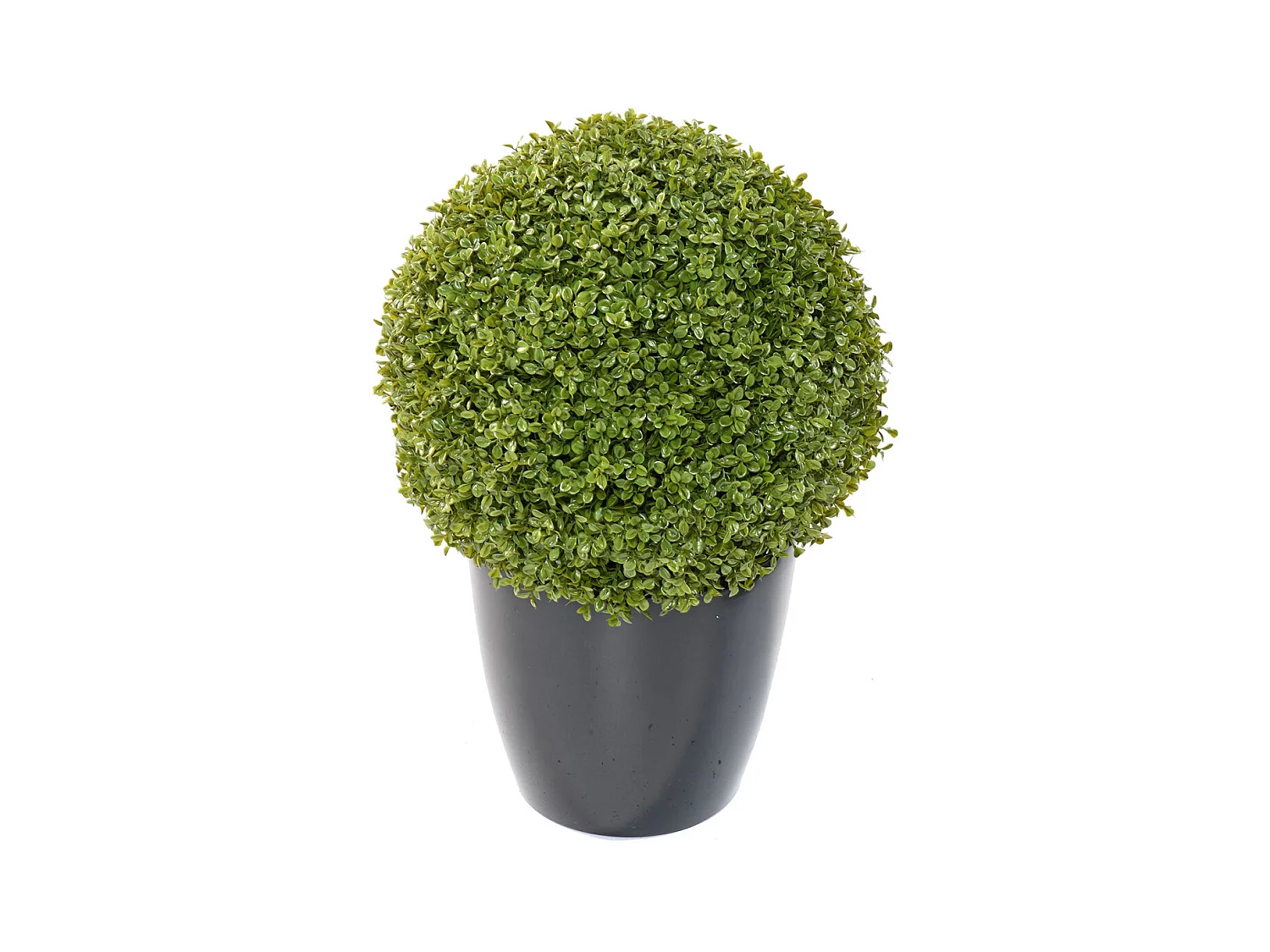 Plante artificielle haute gamme Spécial extérieur / Buis boule artificiel - Dim : H.44 x D.44 cm