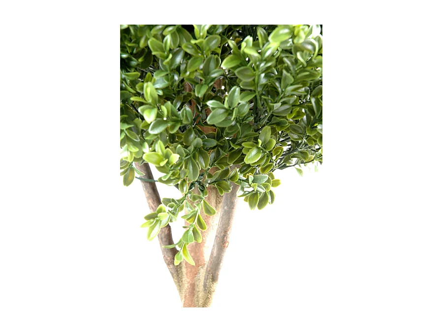 Plante artificielle haute gamme Spécial extérieur / Buis tige double boule - Dim : H.140 x D.40 cm