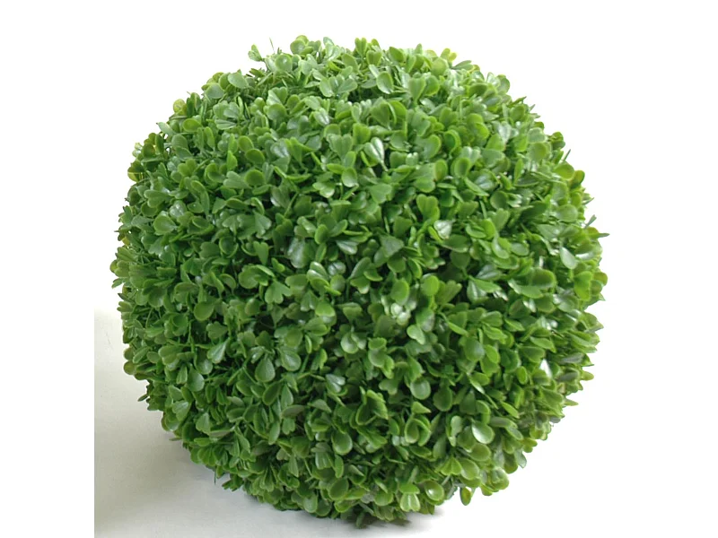 Plante artificielle haute gamme Spécial extérieur / Buis boule artificiel - Dim : H.75 x D.75 cm