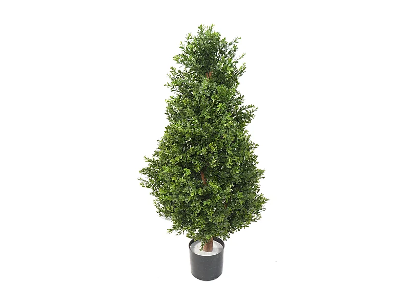 Plante artificielle haute gamme Spécial extérieur / Buis topiaire UV Artificiel - Dim : 155 x 60 cm