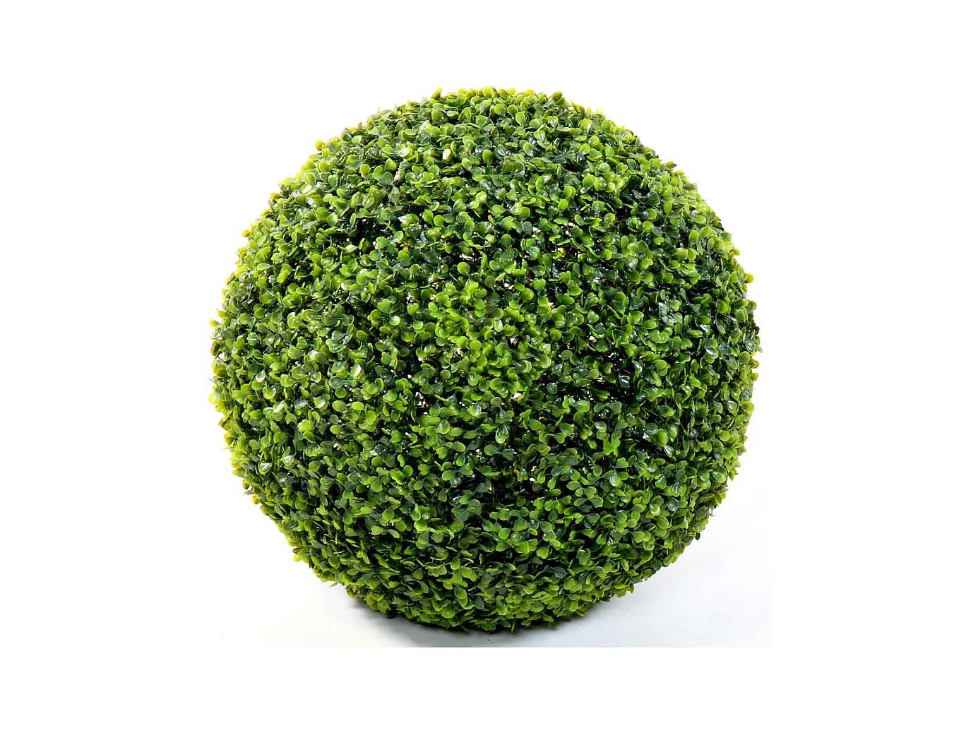 Plante artificielle haute gamme Spécial extérieur / Buis boule GR artificiel - Dim : H.50 x D.50 cm