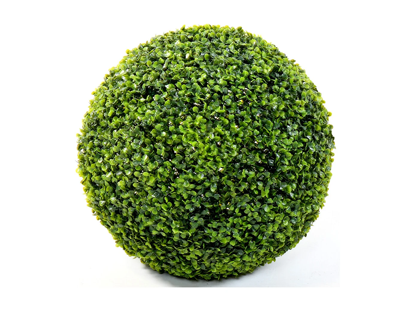 Plante artificielle haute gamme Spécial extérieur / Buis boule GR artificiel - Dim : H.50 x D.50 cm