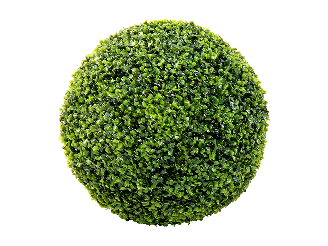 Plante artificielle haute gamme Spécial extérieur / Buis boule GR artificiel - Dim : H.50 x D.50 cm