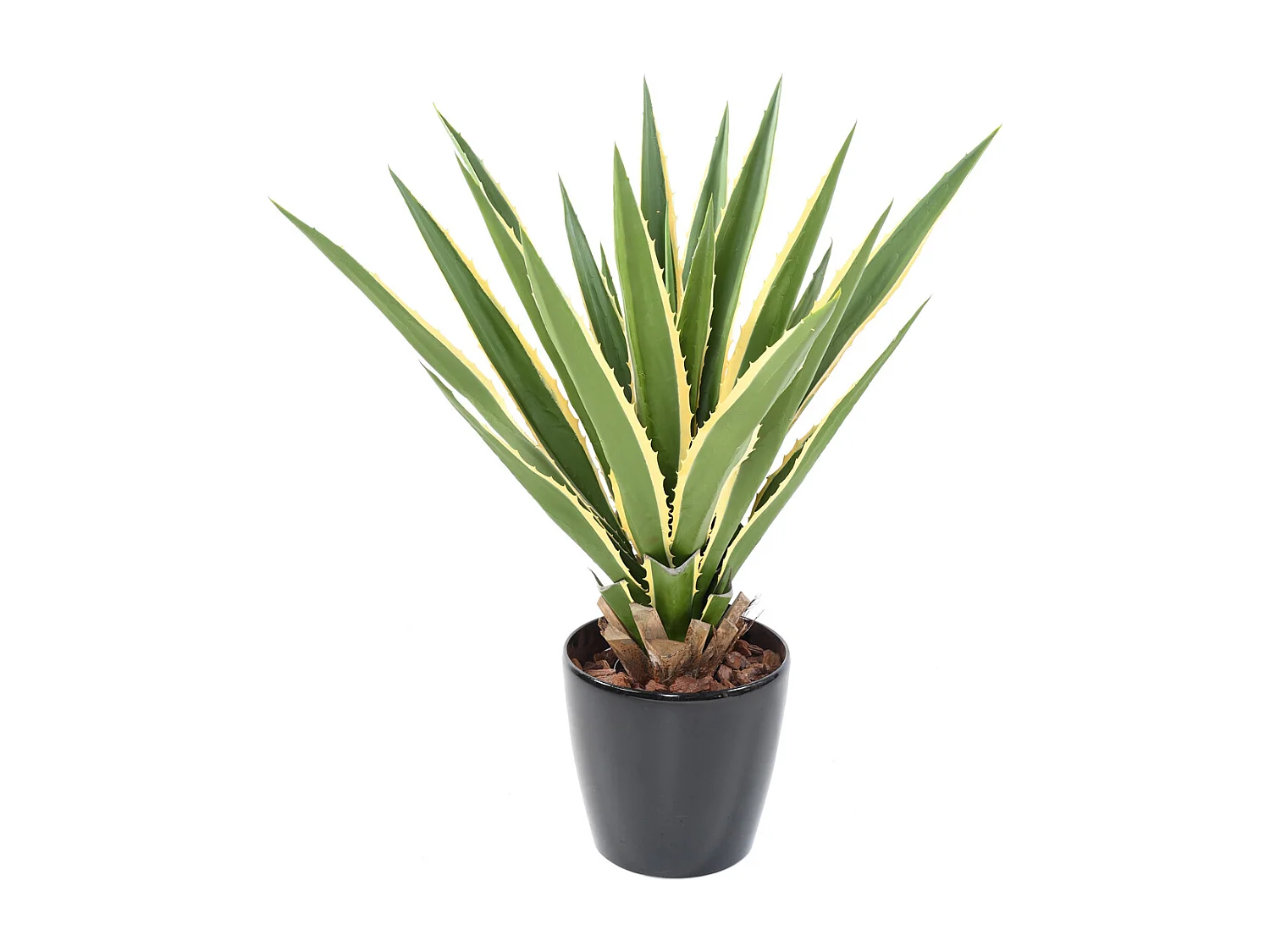 Plante artificielle haute gamme Spécial extérieur / AGAVE artificielle FURCRAEA - Dim : 110 x 90 cm