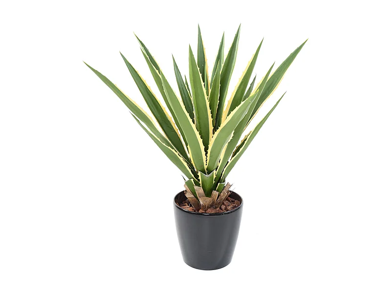 Plante artificielle haute gamme Spécial extérieur / AGAVE artificielle FURCRAEA - Dim : 110 x 90 cm