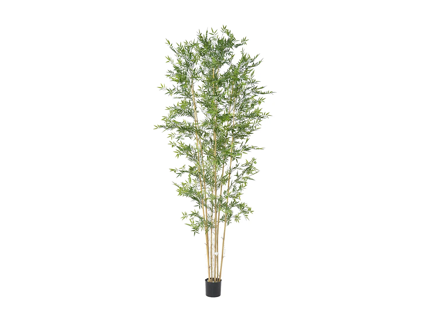 Plante artificielle haute gamme Spécial extérieur en Bambou artificiel, couleur verte - Dim : 280 x 110 cm