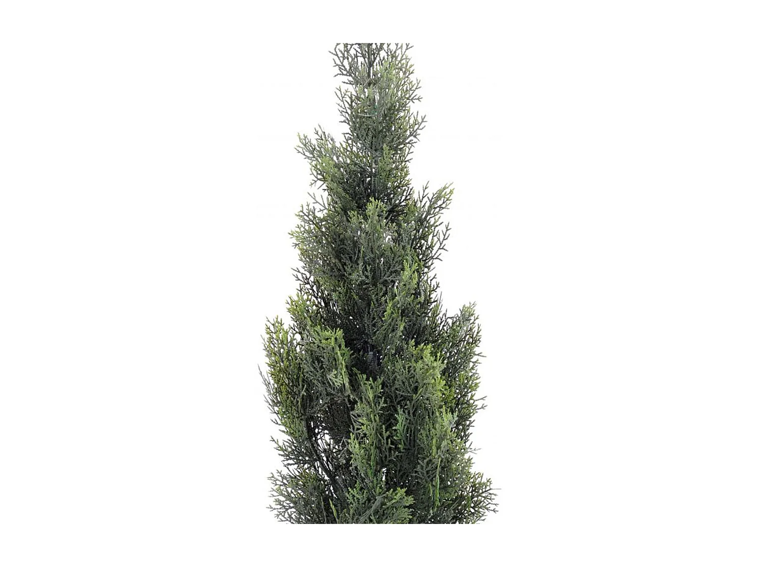 Plante artificielle haute gamme Spécial extérieur / Cyprès artificiel Mini Vert - Dim : 93 x 25 cm