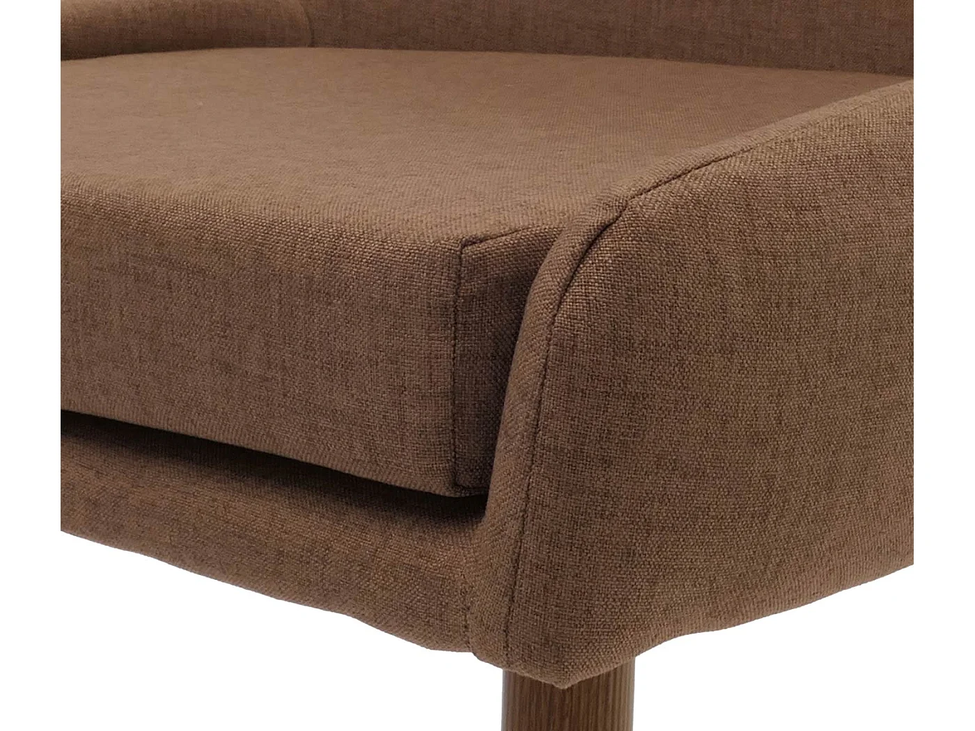 Chaise de salle à manger MCW-O27 (lot de 2),  marron