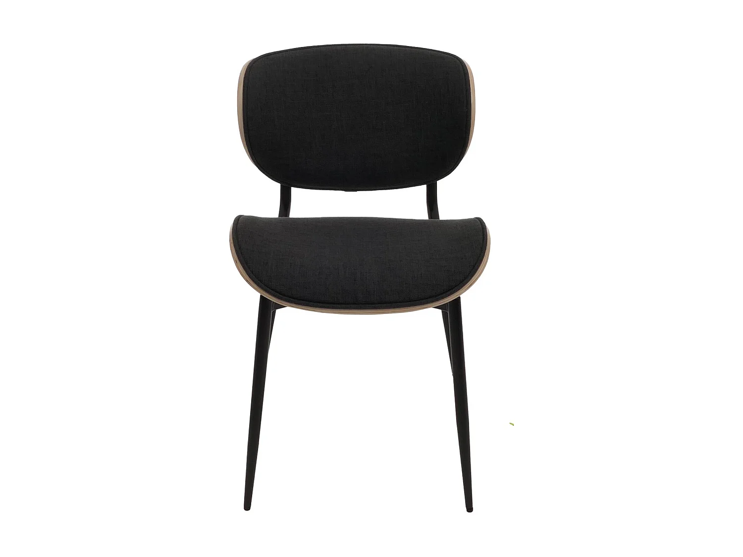 Chaise de salle à manger MCW-O45 (lot de 2),  naturel, gris foncé