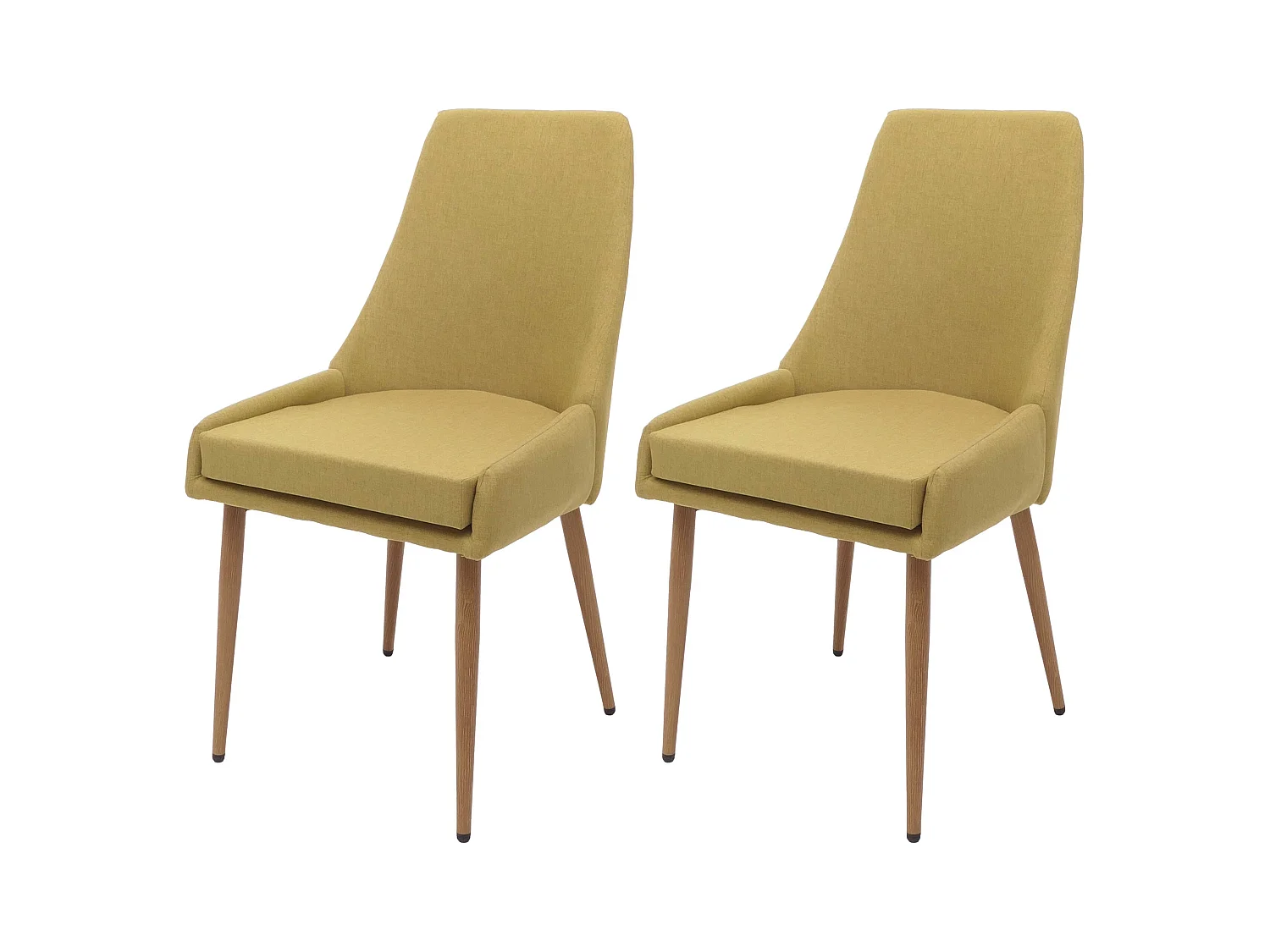 Chaise de salle à manger MCW-O27 (lot de 2),  vert