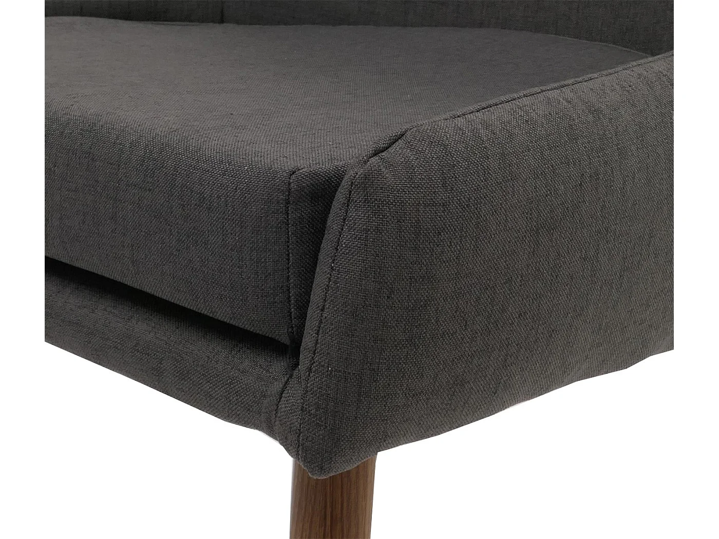 Chaise de salle à manger MCW-O27 (lot de 2),  gris foncé