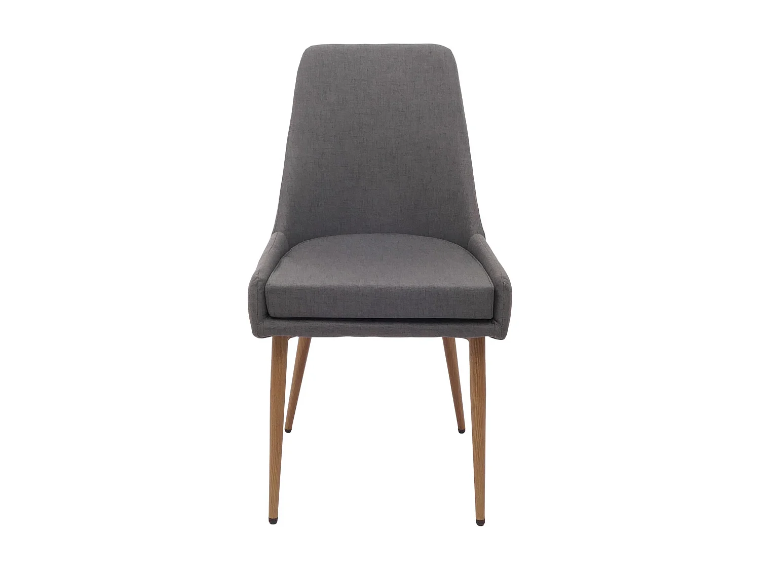 Chaise de salle à manger MCW-O27 (lot de 2),  gris foncé