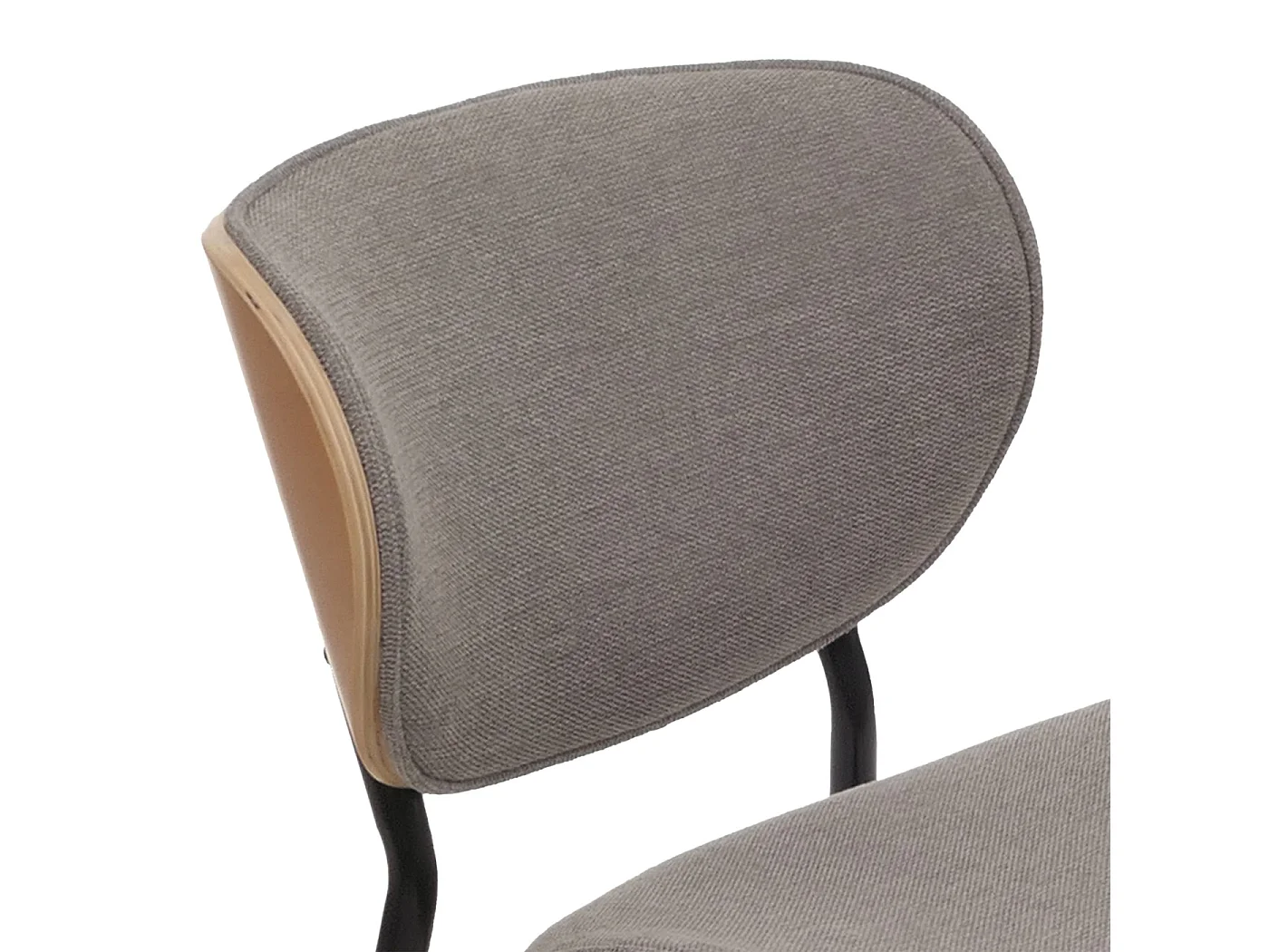 Chaise de salle à manger MCW-O45 (lot de 2),  naturel, gris clair