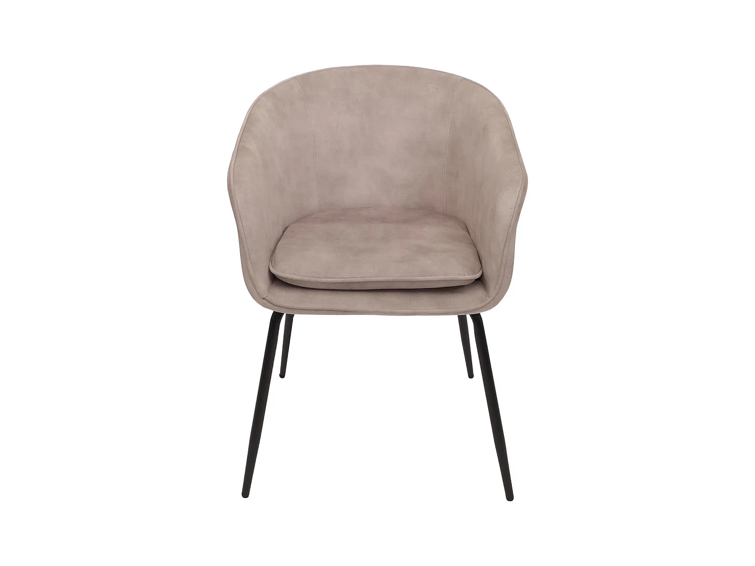 Chaise de salle à manger MCW-O28 (lot de 2),  taupe