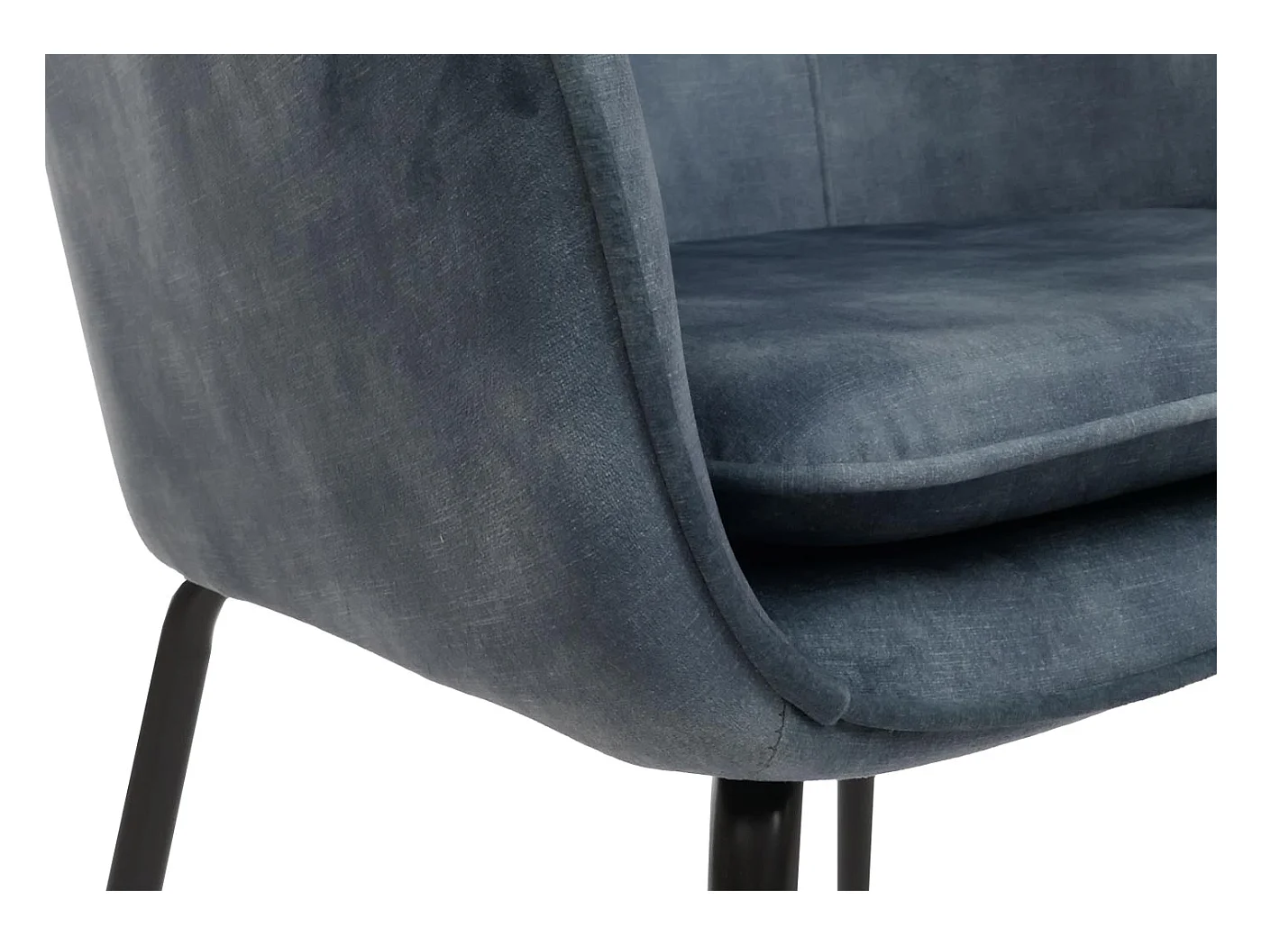 Silla de comedor MCW-O28 (set de 2),  azul