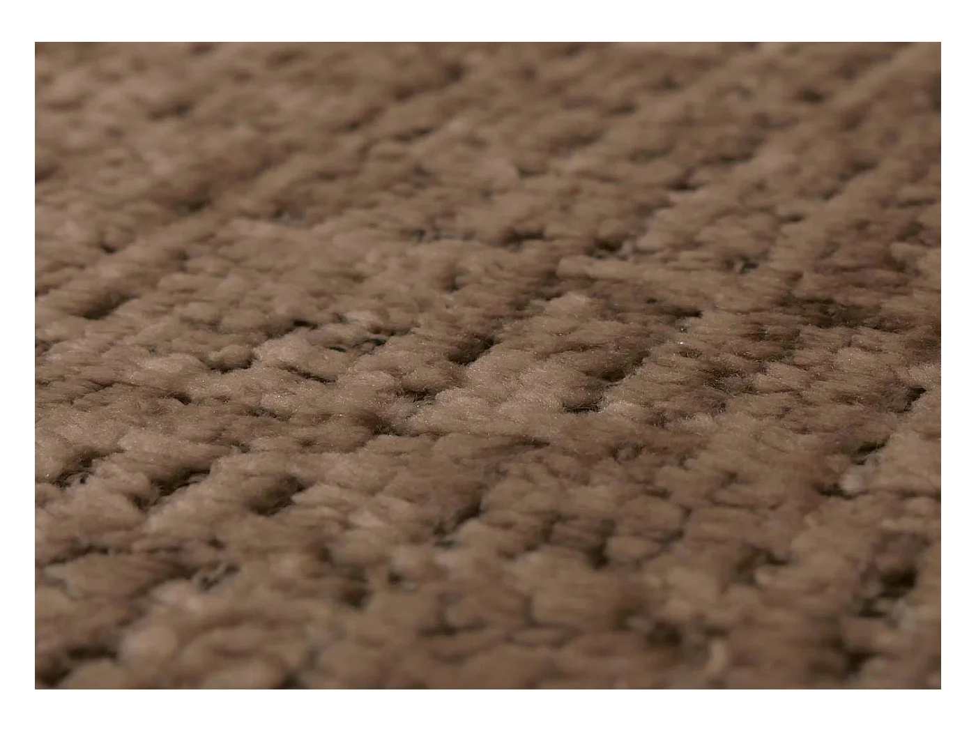 Fauteuil de relaxation MCW-C76,  marron clair, piètement blanc