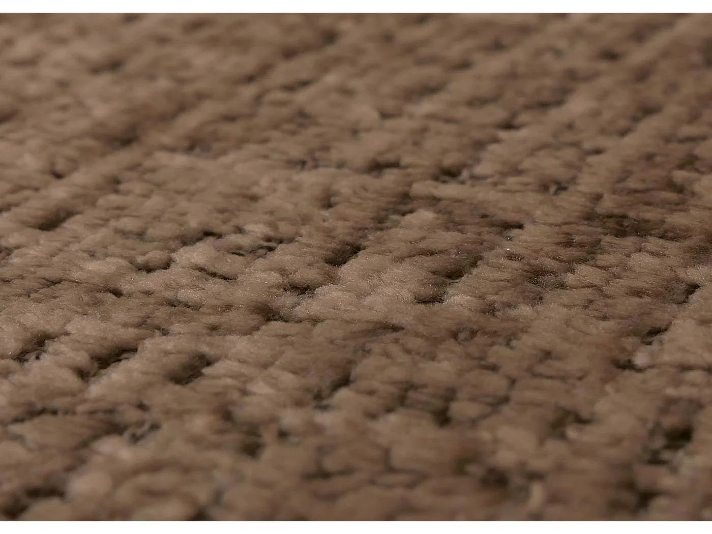 Fauteuil de relaxation MCW-C76,  marron clair, piètement blanc