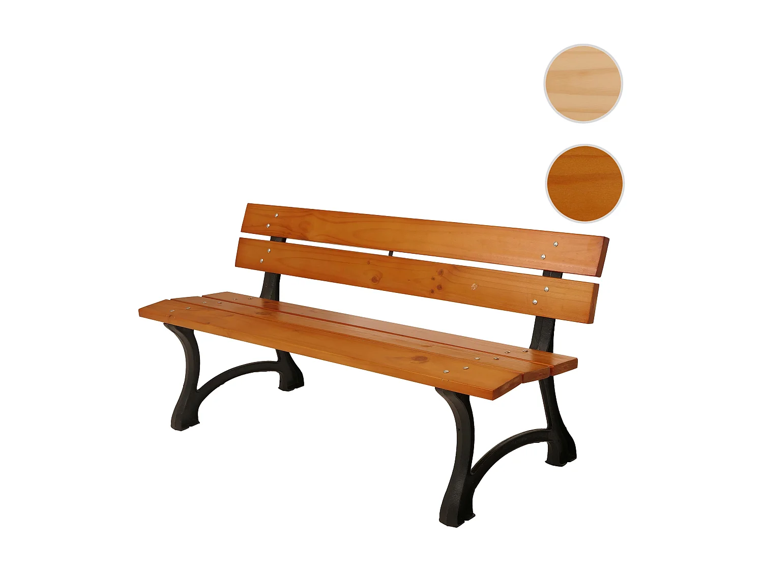 Ławka ogrodowa MCW-O20,  teak