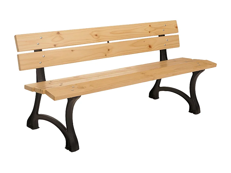 Banc de jardin MCW-O20,  brun clair