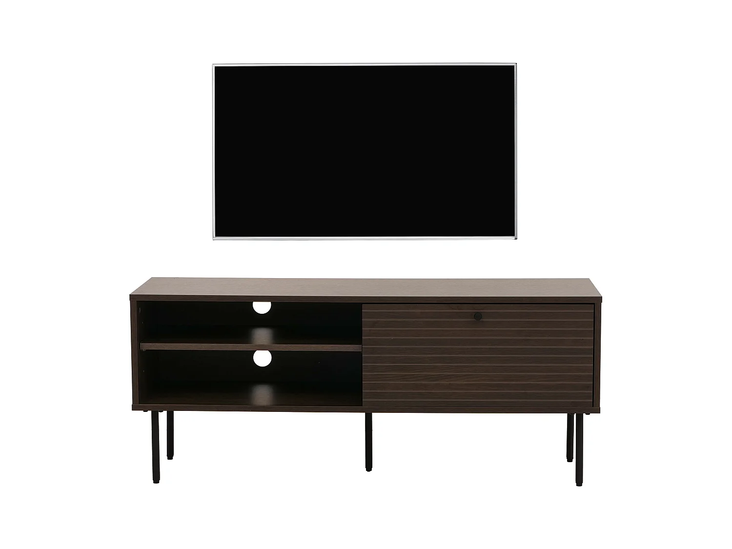 Meuble TV MCW-N78,  brun foncé
