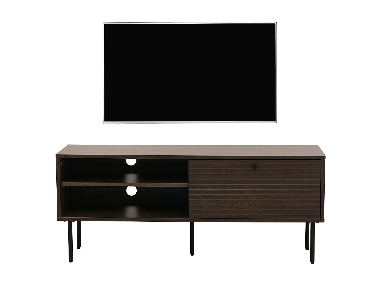 Meuble TV MCW-N78,  brun foncé