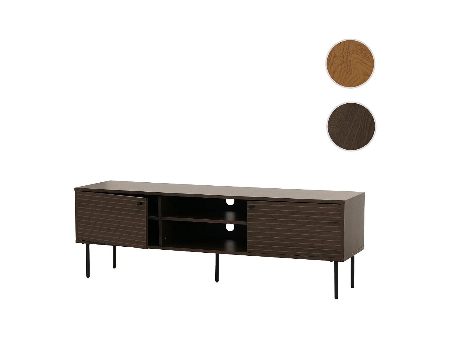 Soporte para TV MCW-N78,  marrón oscuro