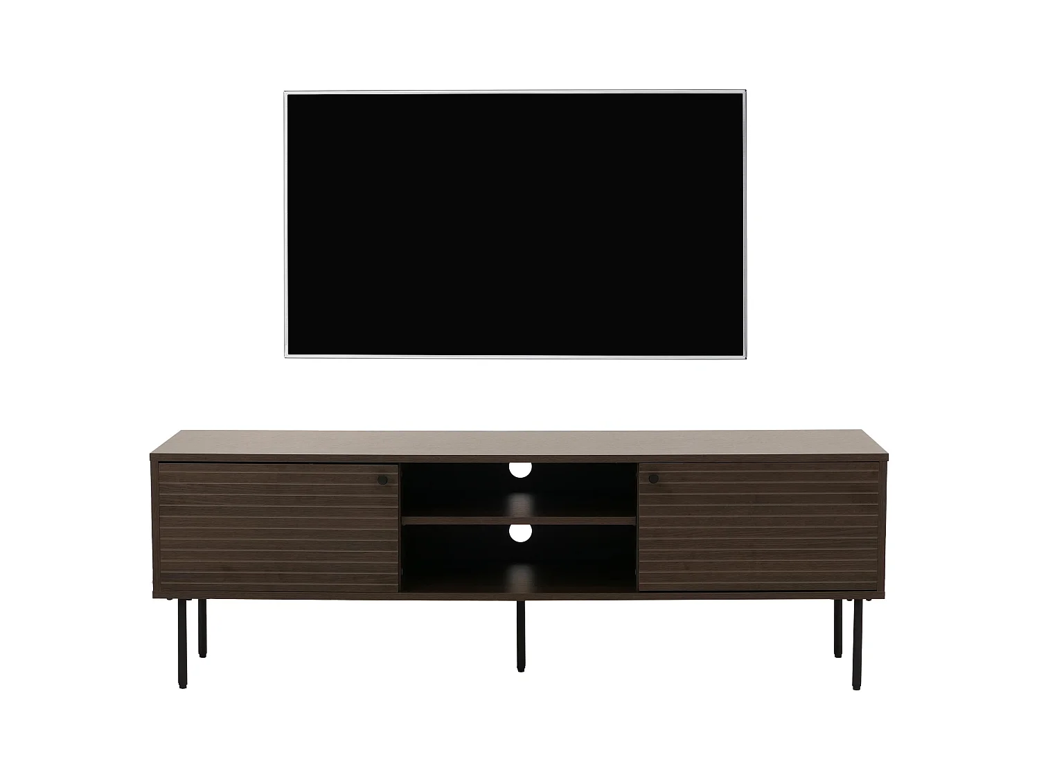 Meuble TV MCW-N78,  brun foncé